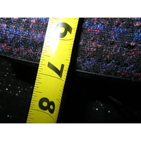 Kate Spade New York Purple Italian Autumn Tweed Emerson Place Lane Boston Bag - Picture 13 of 13